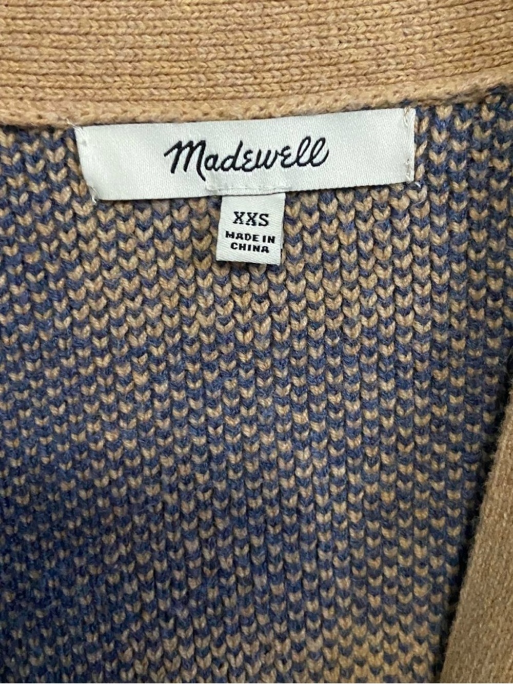 Madewell Bayberry Cardigan Sweater in Buffalo Check - Picture 7 of 8